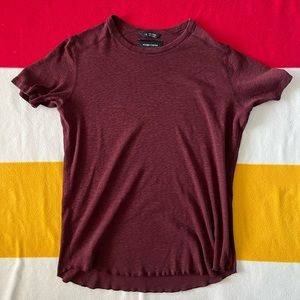 Wings + Horns 1x1 Slub Cotton Short Sleeve T-Shirt